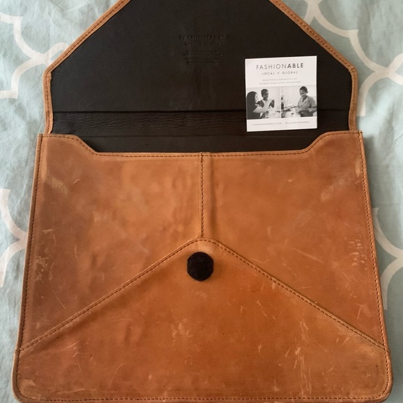 ABLE leather laptop case - Picture 2 of 4